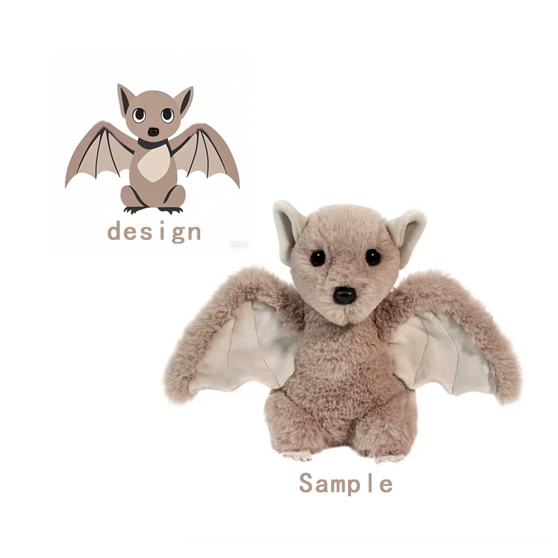 Plush Toy Manufacturer - Bat Shape Stuffed Doll