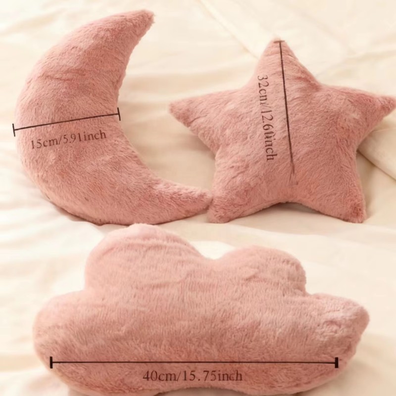 Pillow Factory - 30-40cm Plush Moon Pillow
