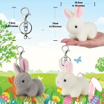 Keychain Manufacturer - 4.8 Inch Bunny Keychain Set