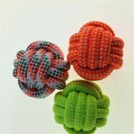 Pet Toy Factory - Hand Woven Rope Ball Toy