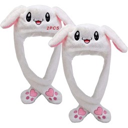 Plush Hat Manufacturer - 2pcs Bunny Moving Ears