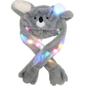 Plush Hat Factory - LED Animal Hat with Light