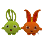 Rabbit Plush Toy Supplier - OEM Custom 20-28cm Happy Bunny