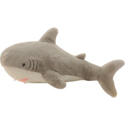 Giant Shark Plush Factory - OEM Custom Blue Grey PP Cotton
