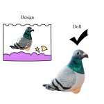 Plush Pigeon Toy Manufacturer - OEM Custom Simulated Stuffed Animal