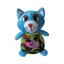 Blue Cat Stuffed Toy Supplier - OEM Custom Printed Crane Machine