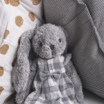 Grey Bunny Plush Supplier - OEM Custom Long Eared with Dress