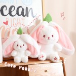 Transformable Rabbit Factory - OEM Custom Strawberry Bunny Doll