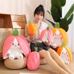 Transformable Rabbit Factory - OEM Custom Strawberry Bunny Doll