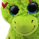 Green Unicorn Plush Supplier - OEM Custom Sequins Filled Toy