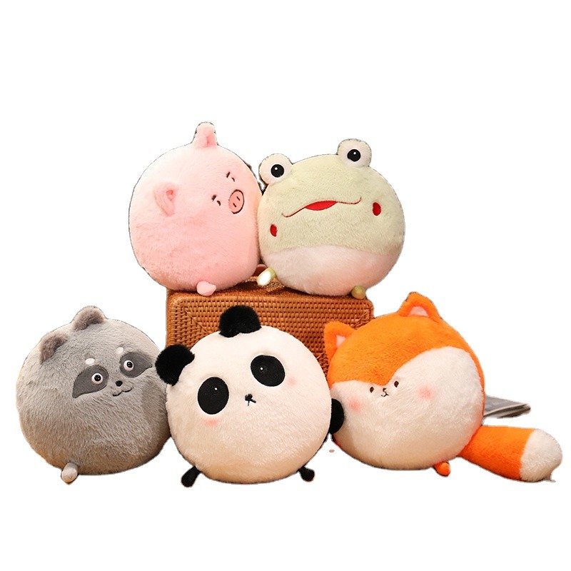 Round Plush Pillow Manufacturer - OEM Custom Panda Cat Design