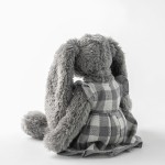 Grey Bunny Plush Supplier - OEM Custom Long Eared with Dress