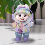 Doll Clothes Factory - 17cm Rainbow Plaid Set