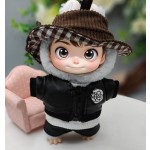 Doll Clothing Factory - Checkered Overalls Animal