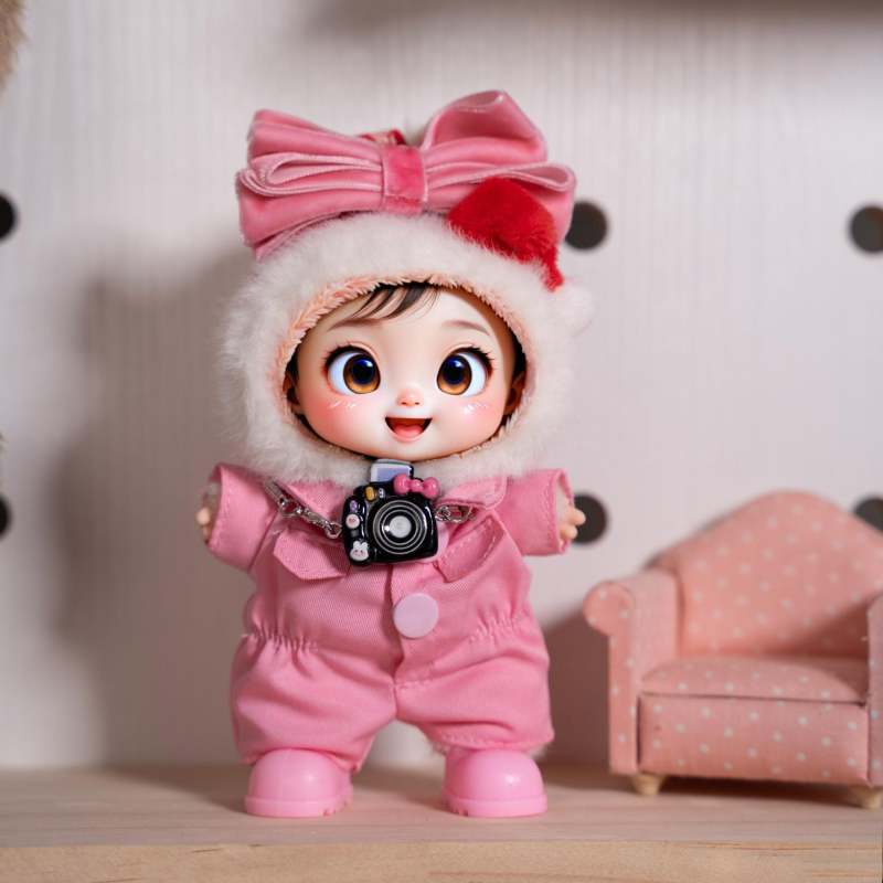 Doll Clothing Manufacturer - Leather Jacket Straw Hat