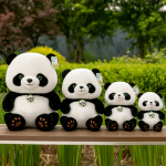 Panda Plush Manufacturer - Black White Rag Doll
