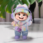 Doll Clothes Factory - 17cm Rainbow Plaid Set