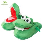 Slippers Factory - Non-Slip Crocodile Plush Slippers