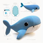 Plush Toy Factory - Soft Soccer Plush with Mesh Lining