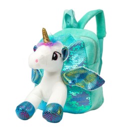 Backpack Factory - Glitter Unicorn School Travel Bag