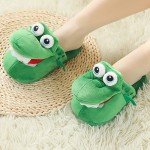 Slippers Factory - Non-Slip Crocodile Plush Slippers