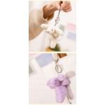 Keychain Manufacturer - 10cm Embroidered Rabbit Keychain