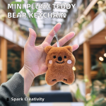 Keychain Factory - 10cm Teddy Bear Custom Logo Keychain