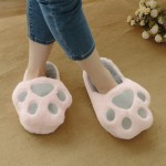 Slippers Factory - Cartoon Cat Claw Indoor Warm Slippers