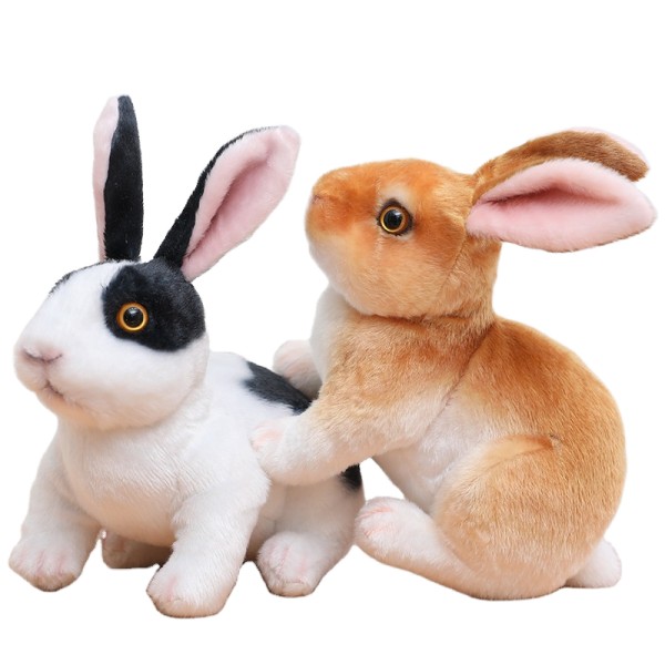 Plush Toy Factory - Big Face Rabbit with Moving Ears