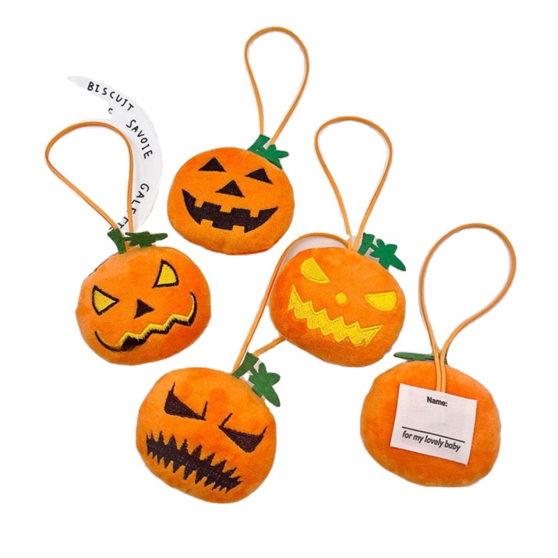 Keychain Factory - Halloween Pumpkin Soft Plush Pendant