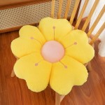Cushion Factory - 3D Embroidered Chrysanthemum Sofa Pillow