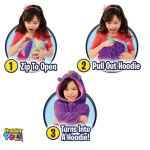Unicorn Doll Supplier - OEM Custom Stuffed Reversible Hoodie
