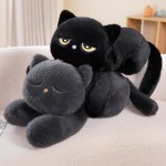 Cat Plush Pillow Manufacturer - OEM Custom 60cm Black Wink