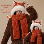 Winter Set Supplier - OEM Custom 3 in 1 Animal Ears