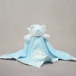 Teddy Bear Supplier - OEM Custom Velour Comforter Blanket