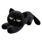 Cat Plush Pillow Manufacturer - OEM Custom 60cm Black Wink