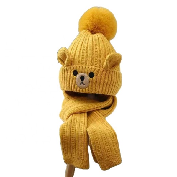 Hat Scarf Set Supplier - OEM Custom Knit Embroidered Design