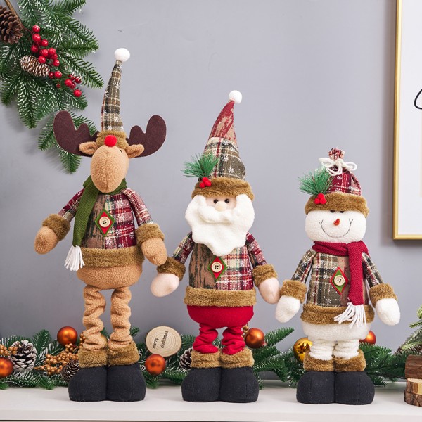 Christmas Doll Supplier - OEM Custom Santa Claus Elk