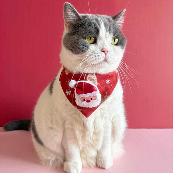 Pet Scarf Supplier - OEM Custom Triangle Collar Design