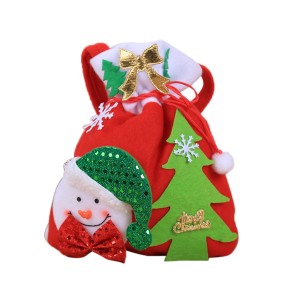 Snowman Ornament Supplier - OEM Custom Felt Candy Bag