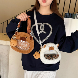 Crossbody Bag Manufacturer - Cute Transparent Capybara Pouch