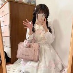 Laptop Bag Factory - 15.6 Inch Pink PU Crossbody Bag