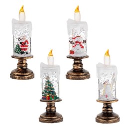 Christmas Decor Factory - PVC Candle Snowfall Lanterns