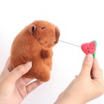Plush Keychain Manufacturer - 12cm Capybara Bag Pendant