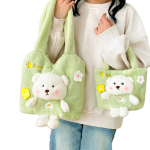 Plush Handbag Manufacturer - 3D Teddy Bear Shoulder Bag