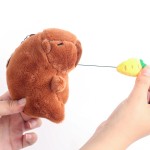 Plush Keychain Manufacturer - Strawberry Ice Cream Capybara
