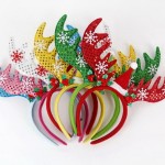 Christmas Headband Factory - Sequins Tree Antlers Hoop