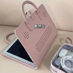 Laptop Bag Factory - 15.6 Inch Pink PU Crossbody Bag