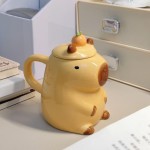 Ceramic Mug Manufacturer - 3D Capybara Couple Novelty Mug