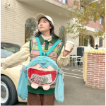 Travel Backpack Manufacturer - Pink Green Hatsune Backpack